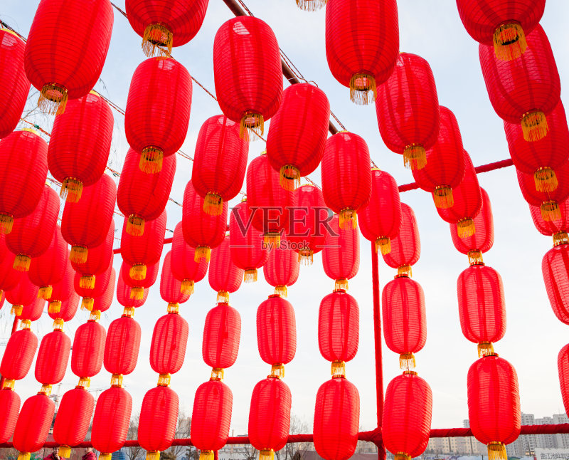 红色的灯笼正版图片素材