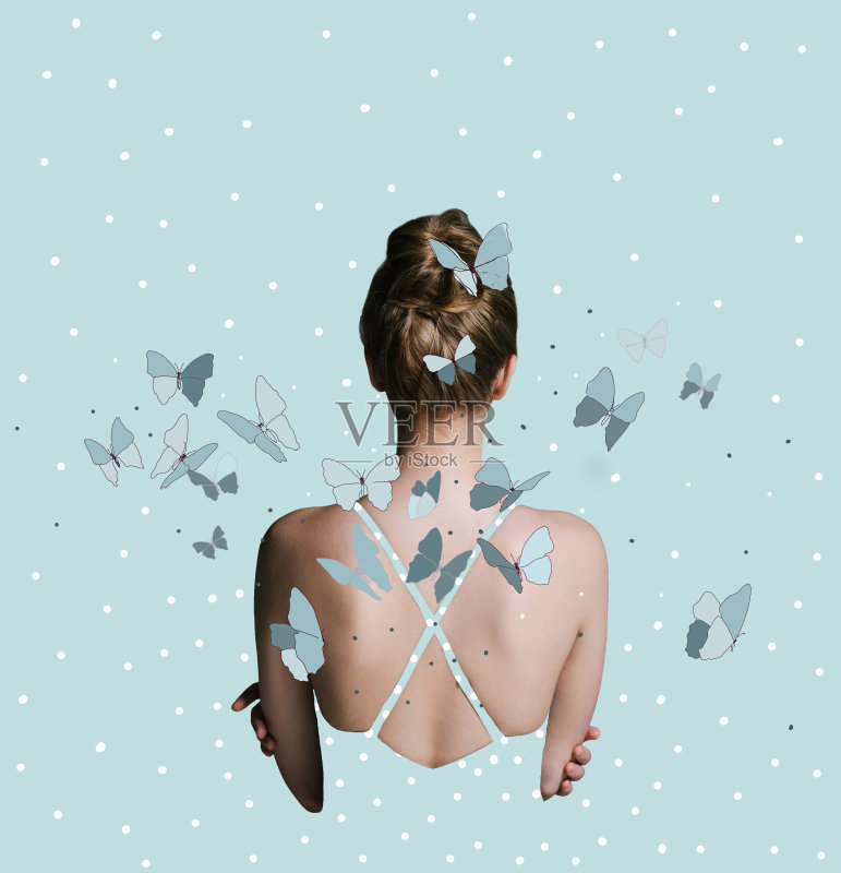 身材苗条的女人正版图片素材