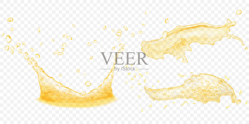 皇冠和水花正版元素素材