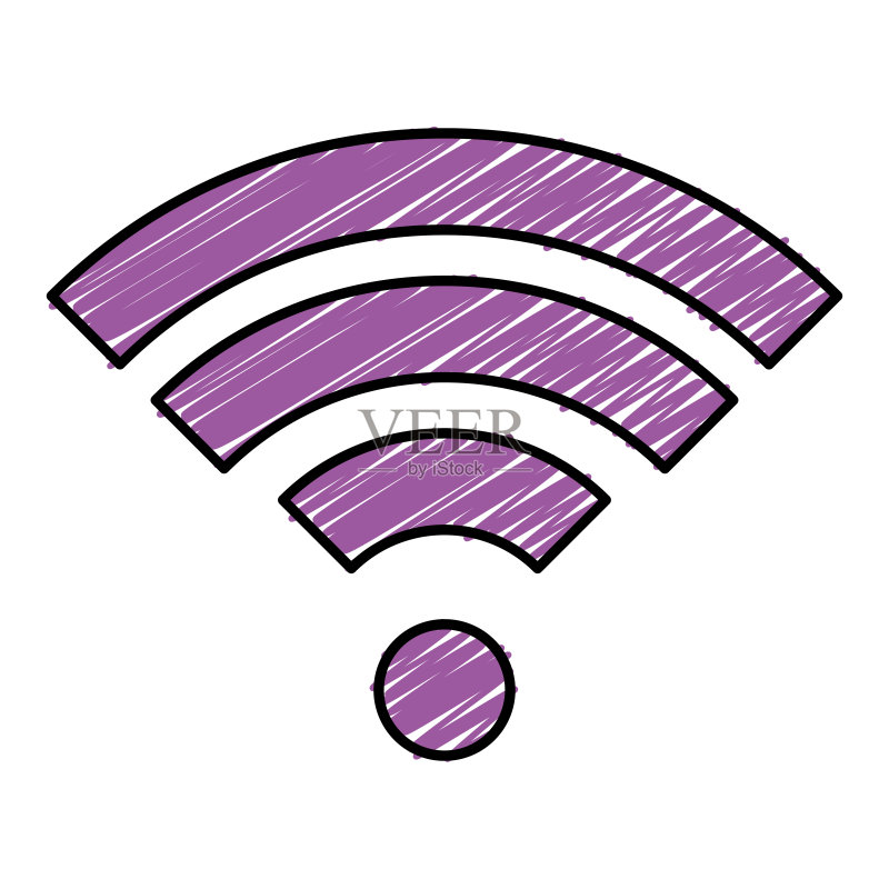 Wifi信号隔离图标图标素材