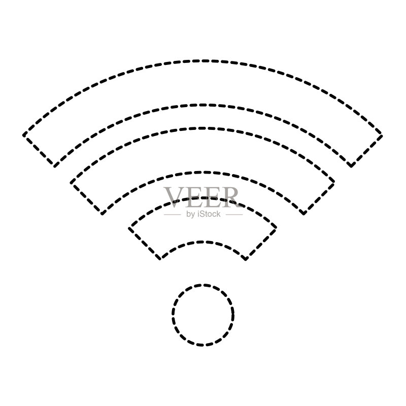 Wifi信号隔离图标图标素材