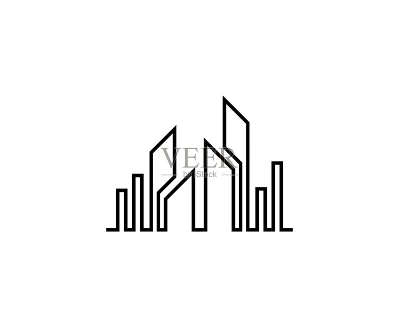 房地产的图标图标素材