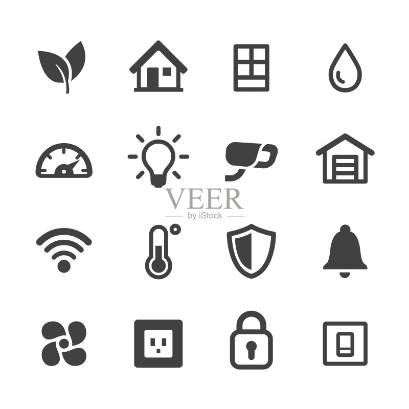 智能住宅图标-Acme系列图标素材