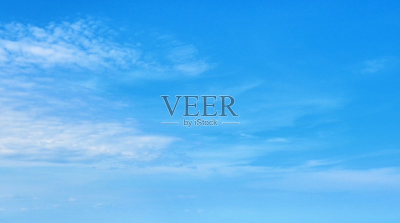 天空与美丽的云彩日落的背景正版图片素材