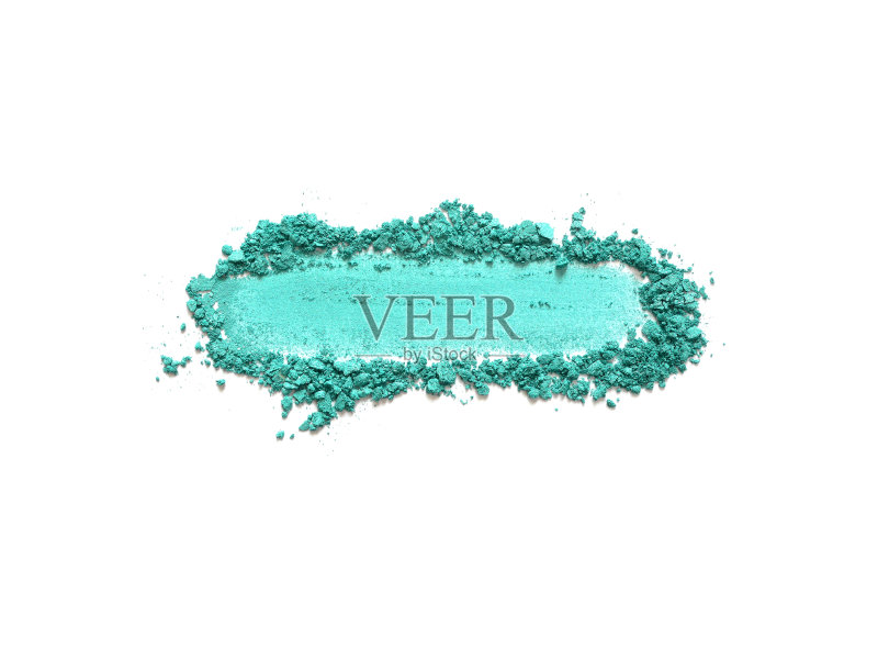 粉碎的蓝色眼影正版图片素材