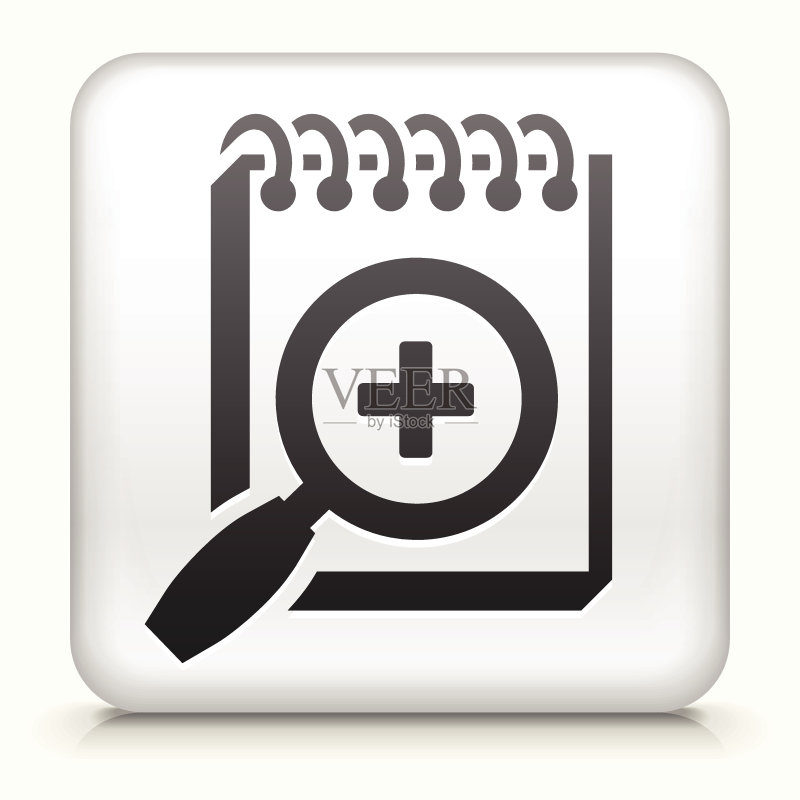 搜索文档矢量按钮免版税图标素材