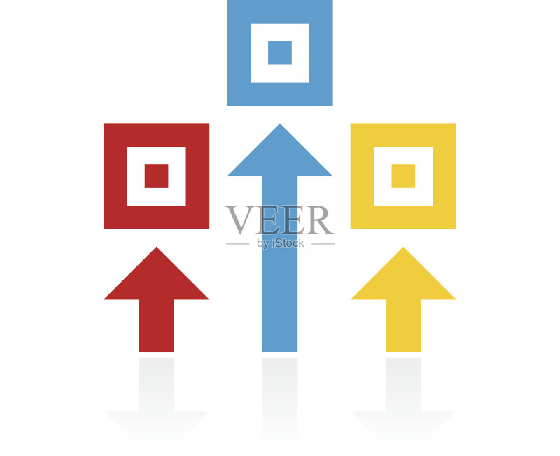 白色背景上的物流图标图标素材