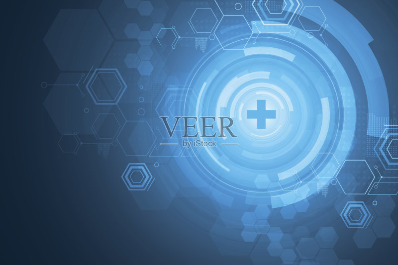 摘要医学背景正版插画素材