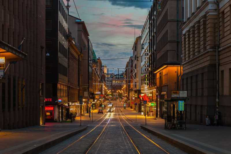 赫尔辛基城市生活。街道上,文化。芬兰正版图片素材