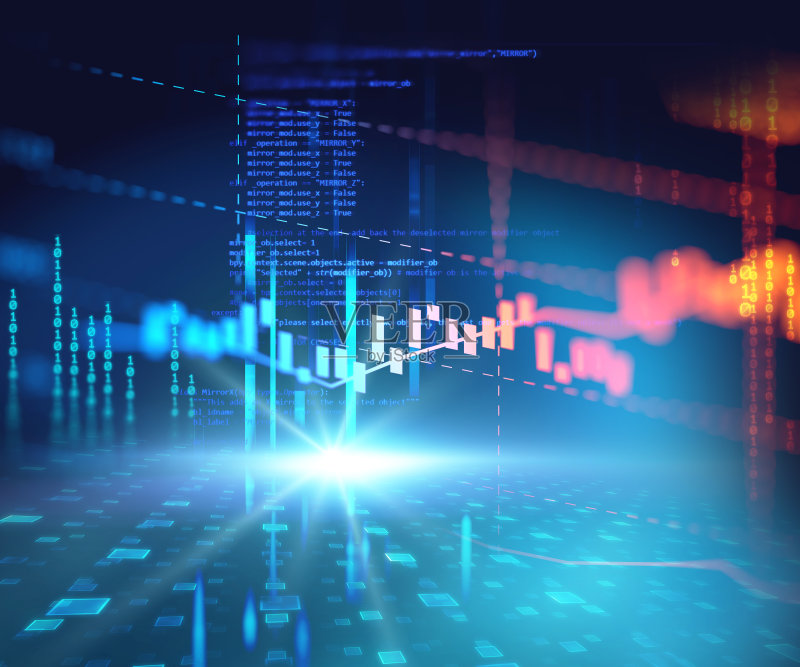 技术财务图上的技术抽象背景正版图片素材