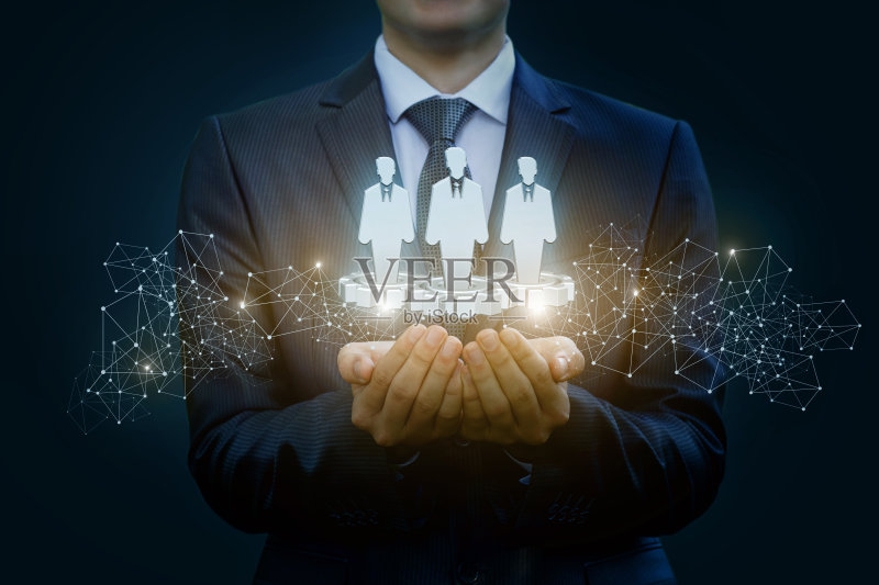 客户就像商人手中的一种机制。正版图片素材