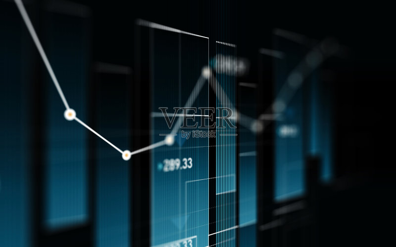 金融与技术数据分析图正版图片素材