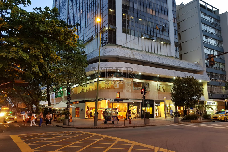 里约热内卢的伊帕内玛区正版图片素材