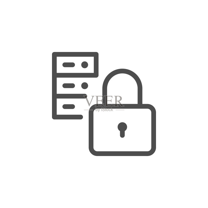 主机安全线图标图标素材