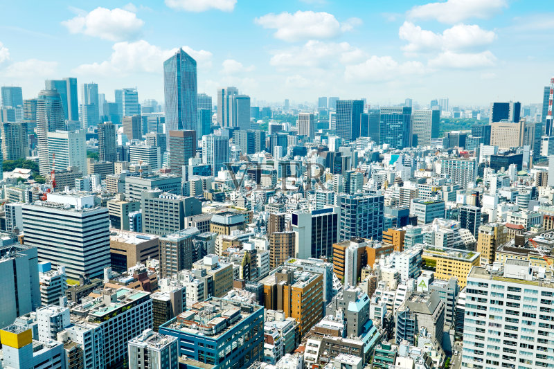 东京城市景观正版图片素材