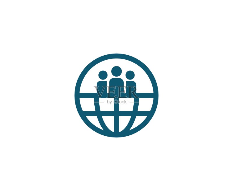 地球人物图标图标素材