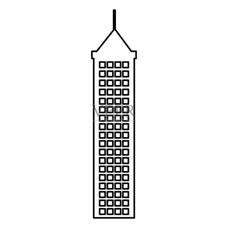 摩天大楼图标图标素材
