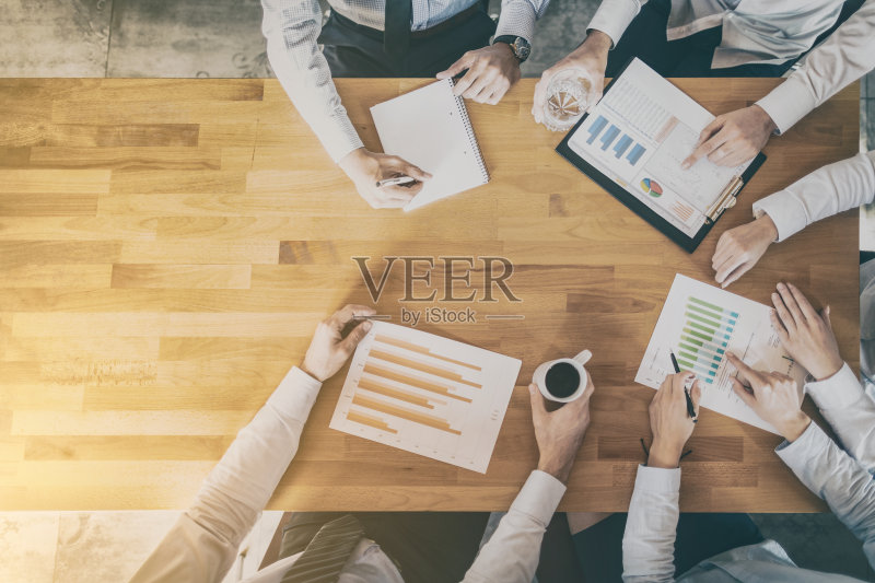 团队合作与会议概念正版图片素材