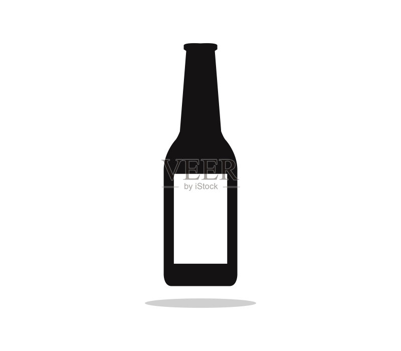 啤酒瓶图标图标素材