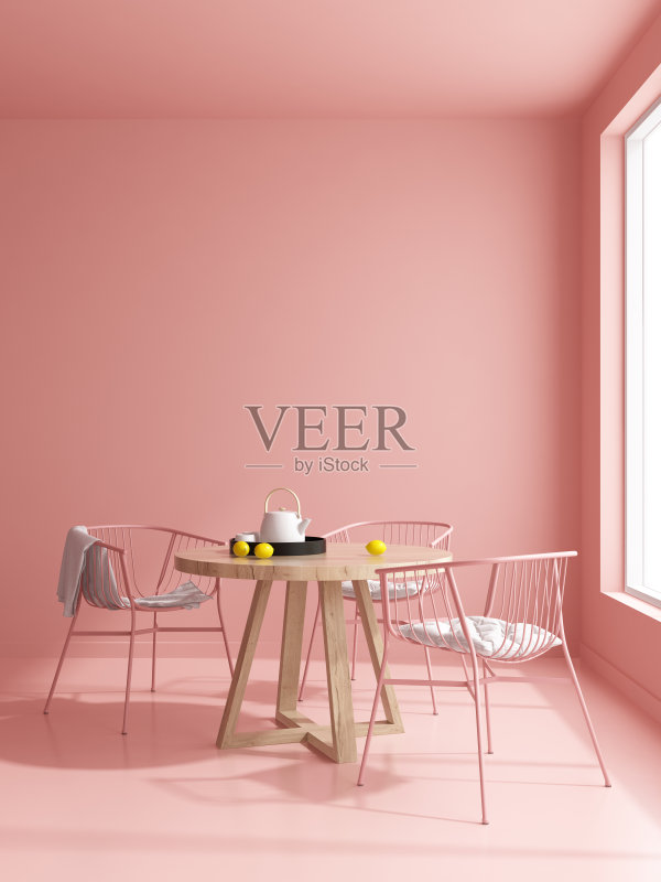 室内现代设计室内3D插图正版图片素材