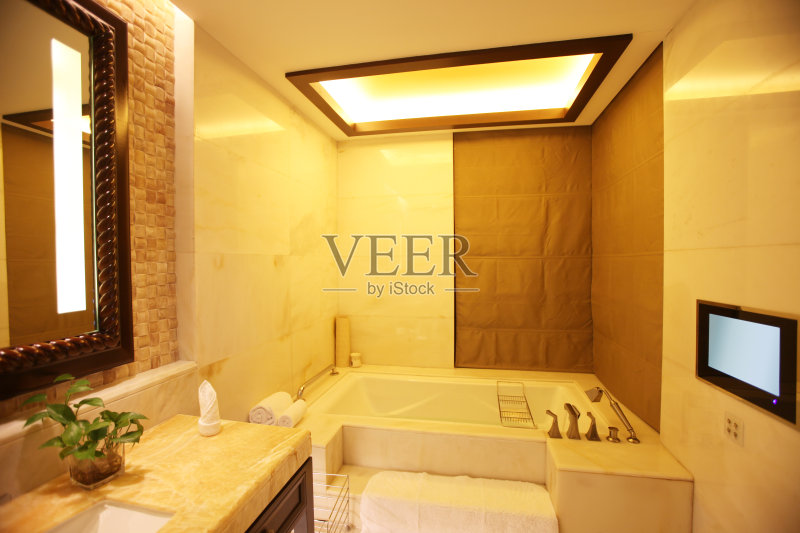 设计美观的现代浴室正版图片素材