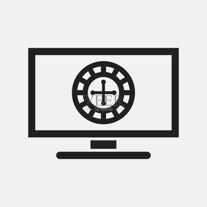 轮盘赌图标插图图标素材