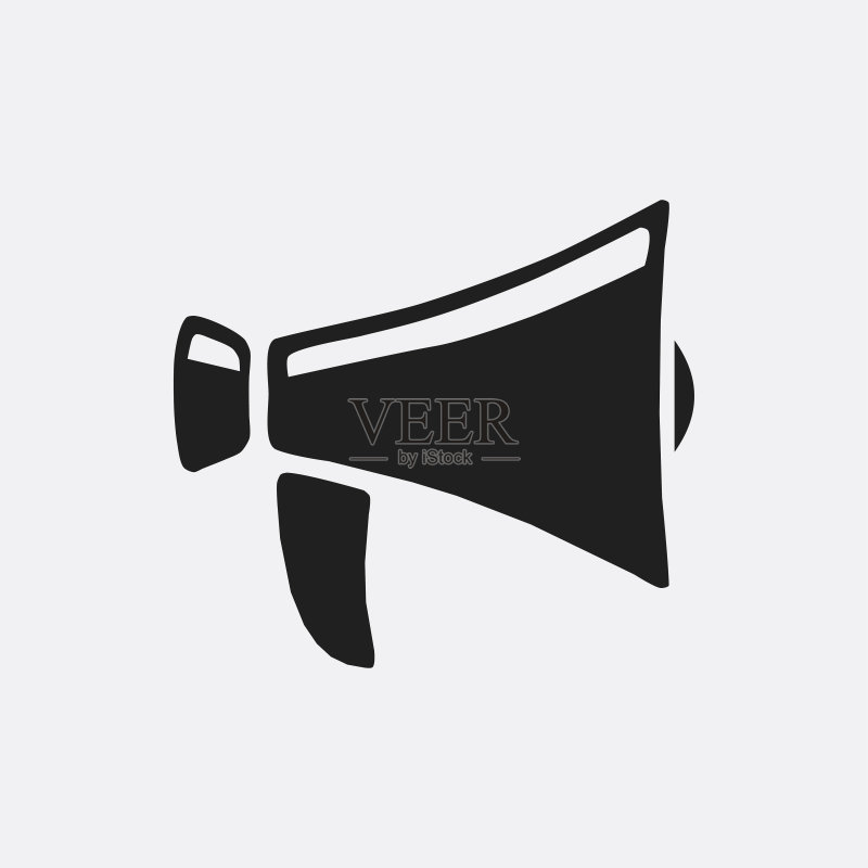 喇叭图标插图图标素材
