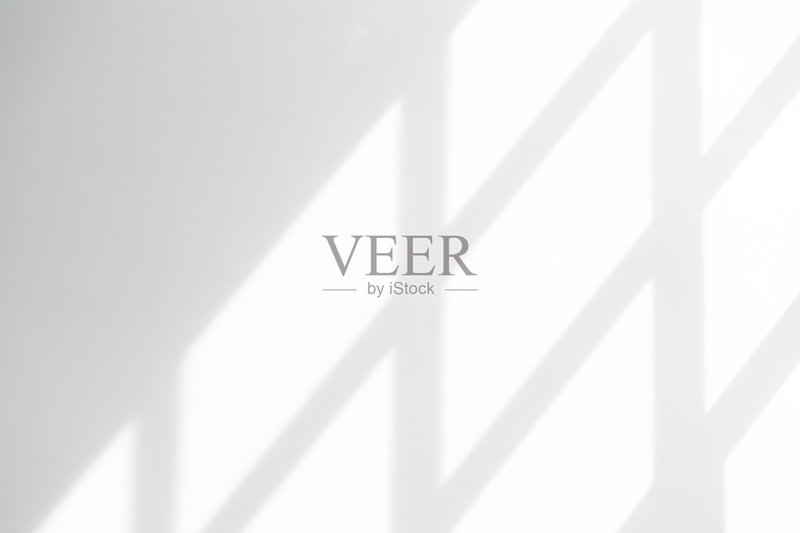 白色的空墙与窗影正版图片素材