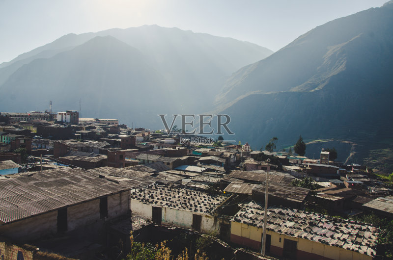 秘鲁的坎塔-利马景观正版图片素材