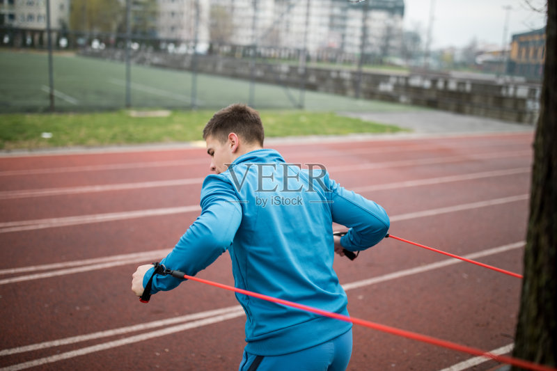 我最喜欢的新运动是阻力带正版图片素材