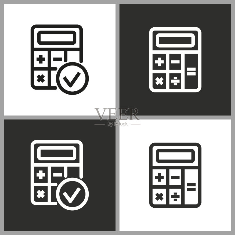 计算器矢量图标图标素材