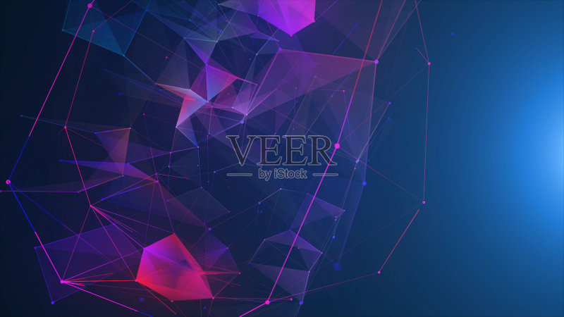 未来数字区块链背景，金融科技正版图片素材