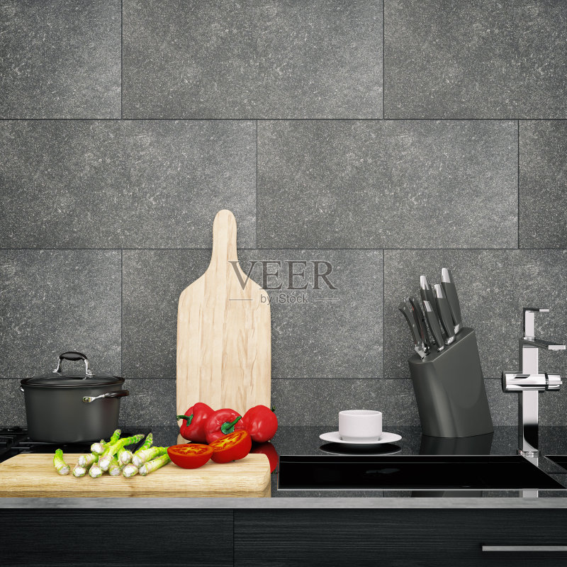 厨房柜台正版图片素材