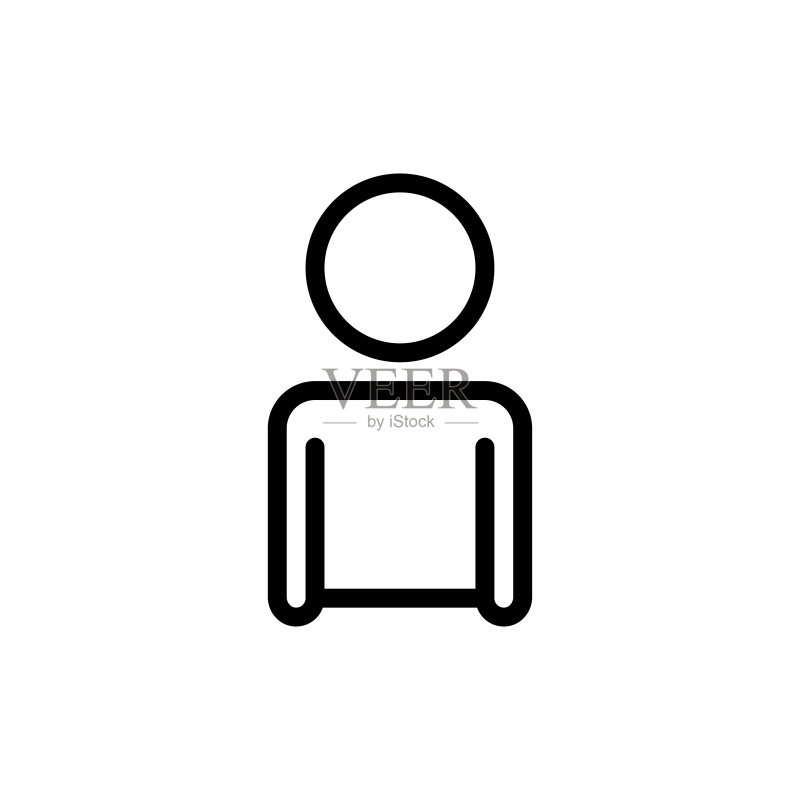 男人图标矢量插图图标素材