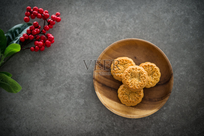 中秋月饼正版图片素材