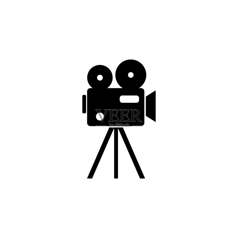 电影放映机图标：剧院艺术元素，优质网页设计、移动应用图标图标素材