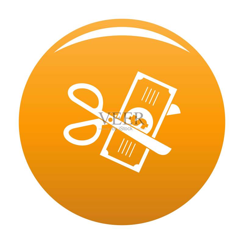 橙色税务图标矢量素材图标素材