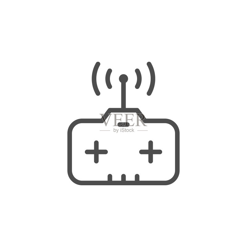 遥控玩具线条图标图标素材