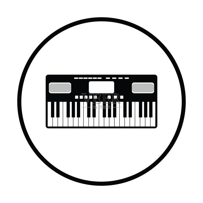 音乐合成器图标图标素材
