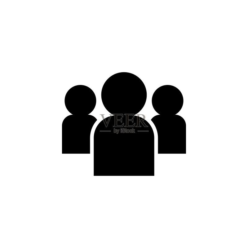 社会图标：用于移动概念和Web应用程序的对话图标元素，隔离的社会图标可用于Web和移动图标素材