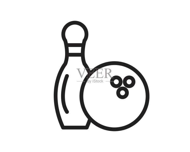 徽章图标矢量线条插画设计图标素材