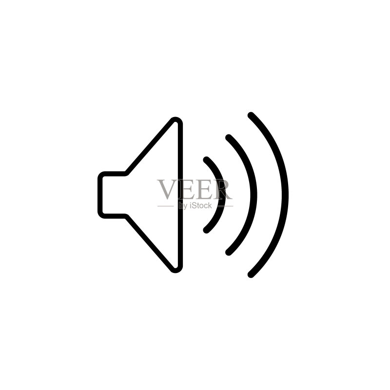 扬声器图标图形设计模板矢量图标素材