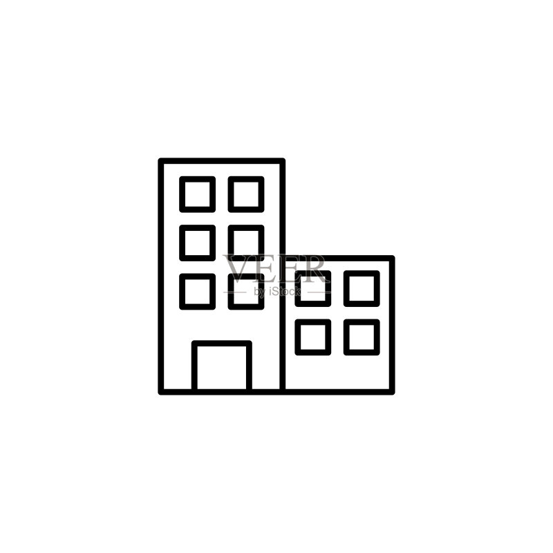 建筑图标矢量图图标素材