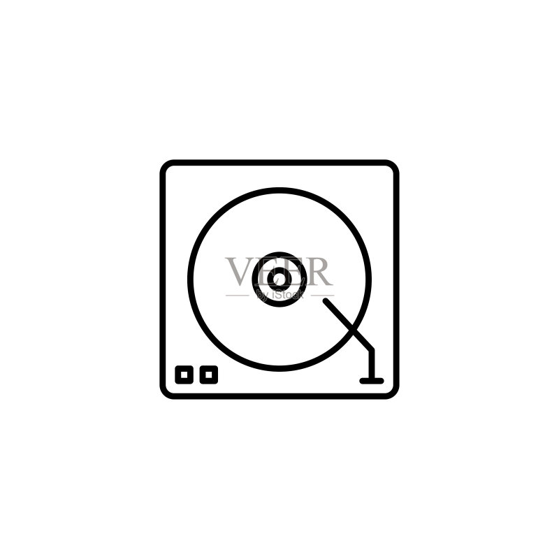 DJ图标矢量图标素材