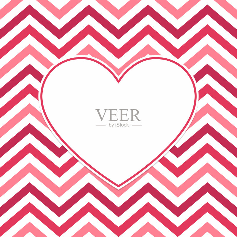 情人节粉心几何无缝背景，图案，纹理包装纸，卡片，邀请，横幅和装饰。Ilarion Ananiev设计的实用新年、婚礼、圣诞节和婚姻正版插画素材