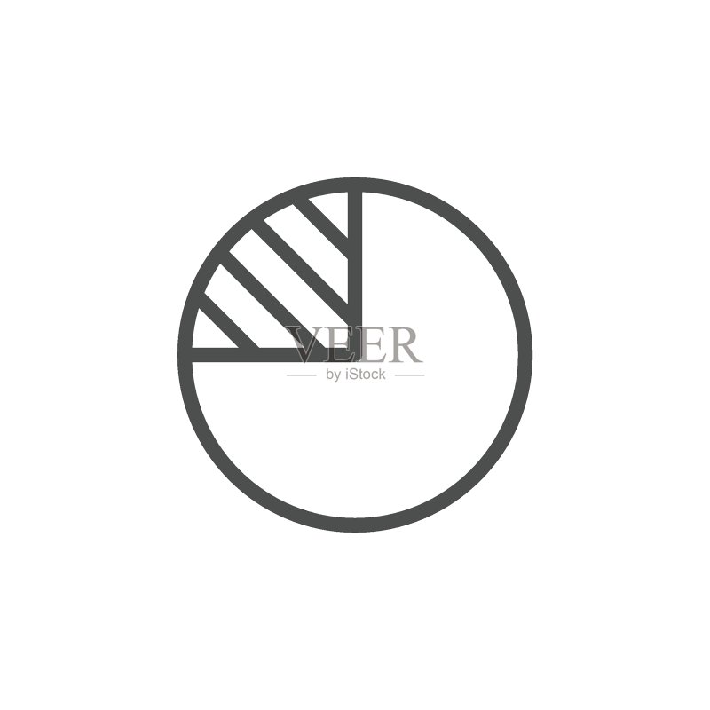 饼状图线性图标图标素材