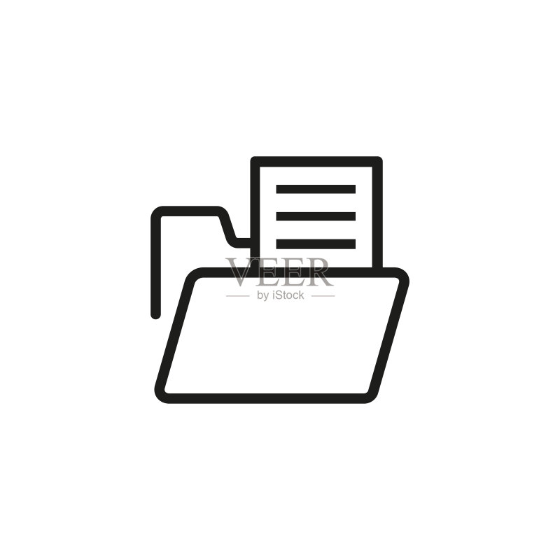 投资组合线性图标图标素材