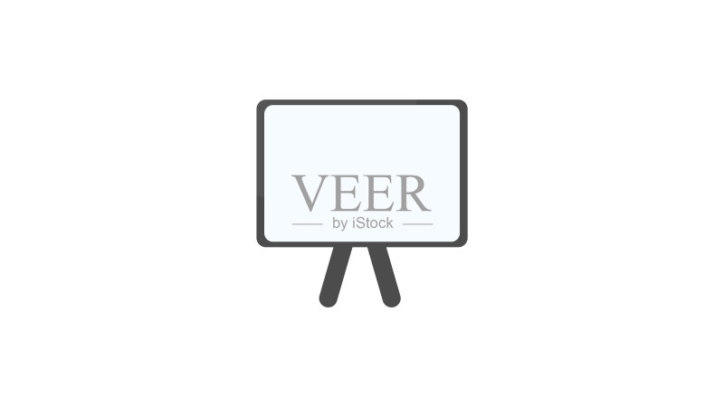 黑白演示板图标图标素材