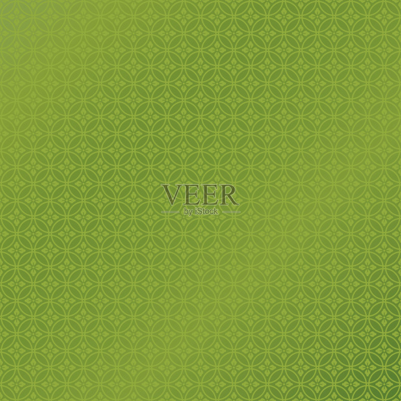 绿色背景与日本传统设计。绿茶的形象。正版插画素材