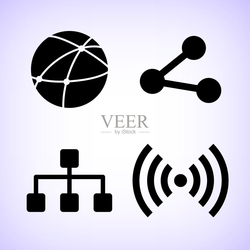 连接 - 矢量图标;合集图标素材
